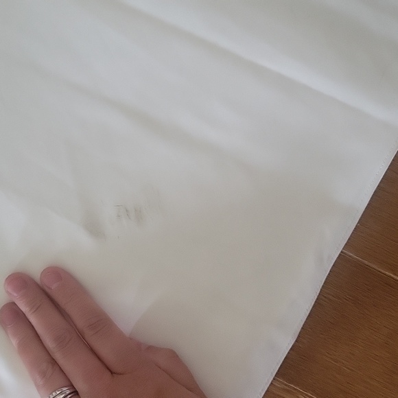 NWT Aidan Mattox Cowl Neck Crystal Straps Satin Gown in Ivory 6 - Picture 11 of 11